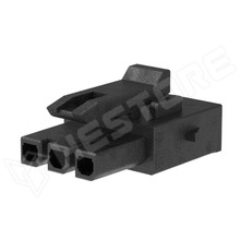 MX-215759-1003, Micro-Fit+, csatlakozó dugó, anya, THT, 3.00mm, 1x3 pólus, fekete (215759-1003 / MOLEX)