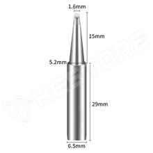 600-1.6D / Pákahegy, véső alakú, 1.6mm, BK90 forrasztóállomáshoz és BK906-A1 forrasztópákához (600-1.6D / BAKON)