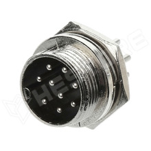 GX16-9P-M / GX ipari csatlakozó, 9pin, apa, aljzat, 16mm