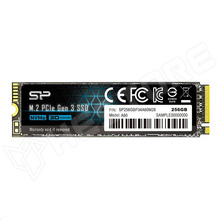 SP256GBP34A60M28 / SSD meghajtó, M.2 2280 M Key, NVMe 1.3, 3D NAND, 256GB, írás: 1200MB/s, olvasás: 2100MB/s (SILICON POWER)