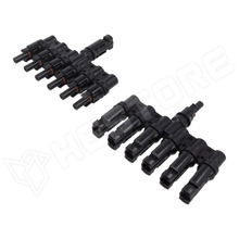 DS1162-14-1T6AB6P / Szolár többágú elosztó pár, MC4, 6-utas (DS1162-14-1T5AB6P / CONNFLY)