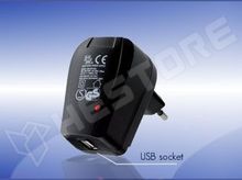 MW-7NU10GS / Adapter, hálózati, 1000mA/5V USB csatlakozóval (MINWA)