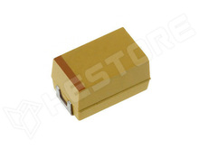 TPSE107K016R0100 / Tantál kondenzátor,  100uF, 16VDC (AVX)