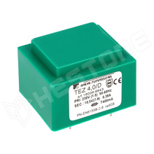 16009-9943, PCB transzformátor, kiöntött, 4VA, 230V AC, 10.5V, 381mA (16009-9943 / BREVE TUFVASSONS)