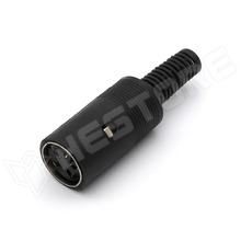 DIN-4F-216 / Tuchel dugó, DIN, anya, Pinek száma: 4, 216°