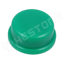 CAPR-6x6-GN / Mikronyomógomb sapka, kerek, zöld