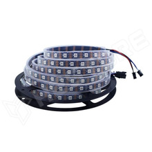 WS2815-LS-60-IP67-BK / WS2815 RGB vezérelhető LED szalag, 60 LED/m, IP67, műanyag burkolat, fekete PCB