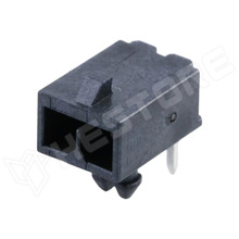 MX-215760-1002, Micro-Fit+, Csatlakozó aljzat, THT, 3.00mm, 13A, 1x2 pólus, fekete (215760-1002 / MOLEX)
