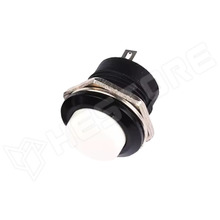 R13-507-WH / Nyomógomb, nyomó, OFF-(ON), SPST-NO, panelre, Ø16mm, 3A / 250V AC (SCI)