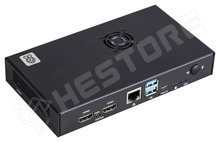 RPI-CM5-IOCASE-V2 / Raspberry Pi alumínium ház, Compute Module 5 -höz, fekete, SC1966 (RASPBERRY PI COMPUTE MODULE 5 IO CASE / RASPBERRY PI)