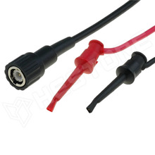 AX-TL-BNC-CH2 / Mérőkábel, BNC dugó - csíptethető kampós szonda x2, 3A, 1.2m (AX-TL-BNC-CH2 / AXIOMET)