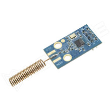 CC1101M-CA / CC1101 alapú vezeték nélküli adó-vevő modul, 433MHz, forrasztható réz antenna