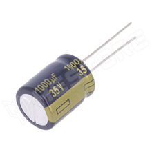 EEUFC1V102S / Kondenzátor, elektrolit, 1mF, 35V DC, 7.5mm, alacsony impendancia, Ø16x20mm, -55...105°C (EEUFC1V102S / PANASONIC)