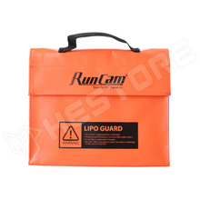 RUNCAM-FBD-OR / Akkumulátor táska, tűzálló, narancs