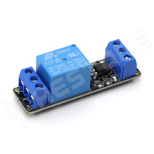 RELC-1CH-24V / Univerzális 24V relé modul, 1 csatorna, optocsatolóval, vezérlő jel: aktív alacsony