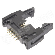 AWP-10P TTC / Szalagkábel csatlakozó, apa, aljzat, egyenes, 2.54mm, 2x5, Pólus: 10