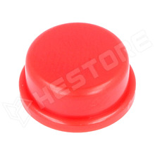 CAPR-12x12-RD / Mikronyomógomb sapka, kerek, piros