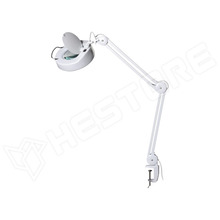 LAMP-LUP-5DMET / Asztali nagyító megvilágítással, 5dpt(x2.25), lencse átmérő: Ø127mm (LAMP-LUP-5DMET / NEWBRAND)