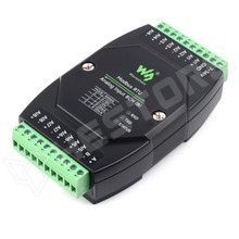 WS-MODBUS-AI-8CH-B / 8 csatornás analóg adatgyűjtő modul, 12 bit, feszültség- és árammérés, 7...36V DC, Modbus RTU protokoll, 0...10V (25767 / Modbus RTU Analog Input 8CH (B) / WAVESHARE)