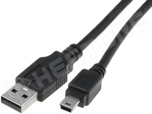 USB AM/BM5 Mini 3m / Mini USB kábel, 3m (Goobay)