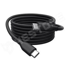 AK-300341-020-S / Kábel, USB-C - USB-C dugó, USB 2.0, 2m, fekete (AK-300341-020-S / DIGITUS)