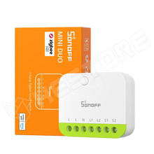 SONOFF-MINI-2GS-ZB / 2-Gang Zigbee Smart Switch – két áramkörös, fázis+nulla mini relémodul, Zigbee (MINI-ZB2GS / SONOFF)