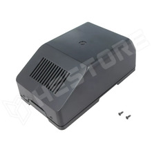 ABS-68BK / Tápegység doboz, asztali, szellőztetett, 187x110x70mm, ABS, fekete (KM-68/BK / MASZCZYK)