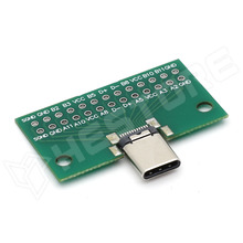 USB-C-EXP-13P-M / USB3.1 Type-C kifejtő, adapter, USB-C apa, 2x13pin, 2.54mm