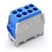 HLAK 25-1/2-BL / Főáramköri leágazó sorkapocs, 2 x 25mm2 / 2 x 16mm2, kék (Pollmann)
