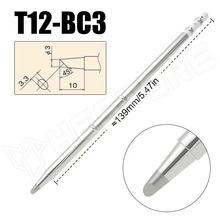 T12-BC3 / Pákahegy, ferde végű, 3mm, T12 és 936 típusú forrasztópákához