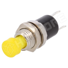 PS 10B YL / Nyomógomb, sárga, záró (PS10BYL)