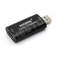 HDMI-VID-CAP-USBA / HDMI videórögzítő (grabber, capture card), USB-A, bemenet: 4k 30Hz, kimenet: FullHD 30Hz, 400mA