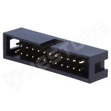 ZL231-24PG / Szalagkábel csatlakozó, apa, aljzat, egyenes, 2.54mm, 2x12, Pólus: 24 (DC3-24P)