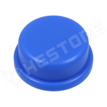 CAPR-12x12-BL / Mikronyomógomb sapka, kerek, kék