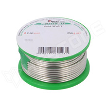 SN99C-2.0/0.25-NOFLUX / Ólommentes forrasztóón, folyasztószer nélküli, 2mm/0.25kg, Sn99.3Cu0.7 (CYNEL)