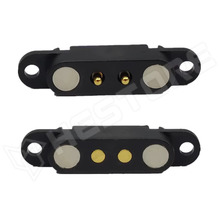 MGNTCON254-PAIR-2P-PM / Mágneses csatlakozó pár, 2 pólusú pogo pin, 2.54mm, panelre szerelhető