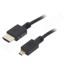 C-HDMID-15 / HDMI - micro HDMI kábel, aranyozott érintkezőkkel (CC-HDMID-15 / GEMBIRD)