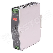 DDR-120B-24 / Tápegység, kimenet: 24V DC, 5A, 120W, bemenet: 16,8...33,6V DC, DIN sínre (DDR-120B-24 / MEAN WELL)