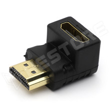 HDMIM-HDMIF 90° DOWN / Adapter HDMI male - HDMI female 90° down (CONNFLY)