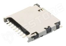 DM3D-SF / Memóriakártya-csatlakozó, MicroSD, Push-Pull (DM3D-SF / HIROSE)