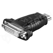 HDMI-M DVI-DF / HDMI dugó, DVI-D (24+1) aljzat (Goobay)