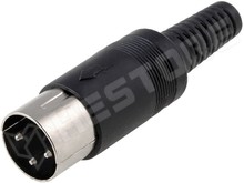 DIN-3M-180 (013)csatlakozó / 3 pólusú tuchel dugó