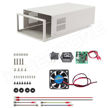 S06A-RD6006 / Műszerdoboz építőkészlet, RD6006 labortápegység modulhoz, ventillátorral, és fordulatszám szabályzóval (S06A)
