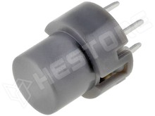 DT6GR (KS01-BVGR-__2_) / Nyomógomb, szürke, kör, NYÁK