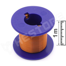 DN2E0.90-1m / Tekercselő huzal, duplán zománcozott, Ø0.9mm