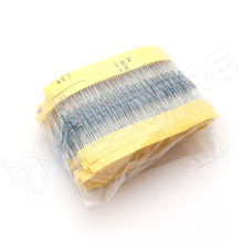 RES-FILM-1500 / Fémréteg ellenállás készlet, 1500 darab, 75 érték, 0.25W, 1%