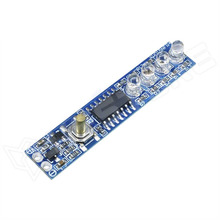 LEVEL-BAT-1S / Lithium akkumulátor feszültség szint kijelző modul, 1S (3.7V) lítium akkumulátorokhoz