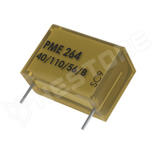 PME264NE6100MR30 / Kondenzátor, papír, X2, 100nF, ±20%, 660VAC, 1.5kVDC, THT, RM 25.4mm (PME264NE6100MR30 / KEMET)