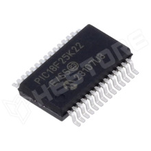PIC18F25K22-E/SS / PIC mikrokontroller, PIC18, 32kB, 1.5kB, 64MHz, SSOP28 (PIC18F25K22-E/SS / MICROCHIP TECHNOLOGY)