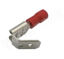 FST-021/RD / Félig szigetelt késes aljzat és dugó, piros